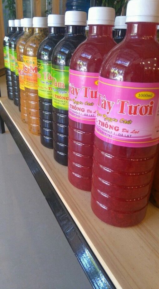 Nước cốt dâu tây ( 1000ml) - Hình ảnh 2