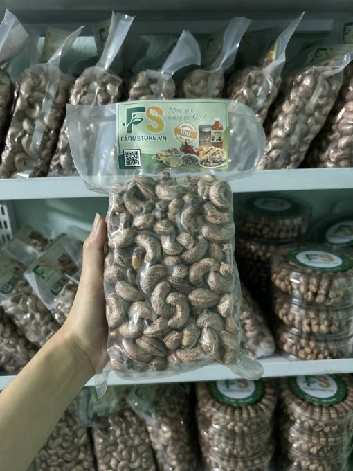 HẠT ĐIỀU RANG MUỐI HÚT CHÂN KHÔNG (500GR) - Hình ảnh 4