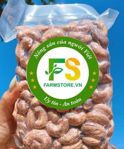 HẠT ĐIỀU RANG MUỐI HÚT CHÂN KHÔNG (500GR)